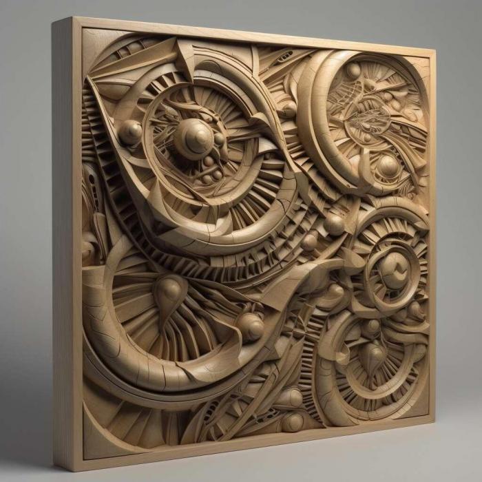 نموذج ثلاثي الأبعاد لآلة CNC 3D Art 